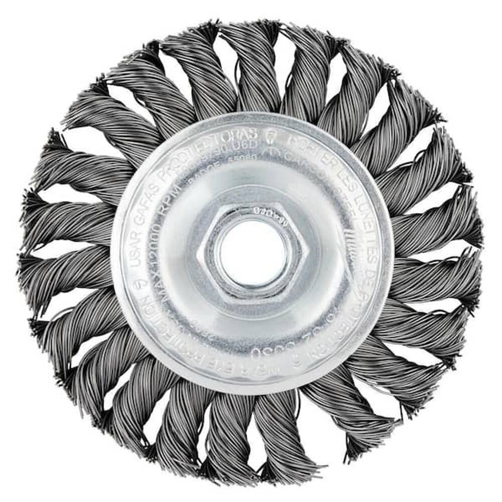 Milwaukee 48-52-5030 4 in. Full Cable Twist Knot Wheel Carbon Steel Fast Ship